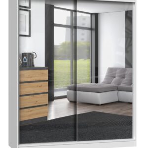 Ντουλάπα ρούχων TOPESHOP IGA 160 BIEL A KPL