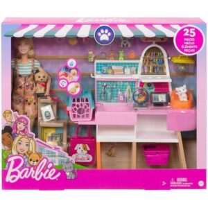 Mattel Barbie Μαγαζί για Κατοικίδια  για 3+ ετών GRG90