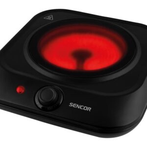 Εστία Αυτόνομη Κεραμική Sencor SCP 1763BK Black