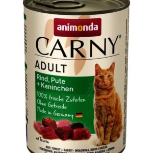 Υγρή Τροφή Animonda Carny Adult Beef/Turkey/Rabbit 400g