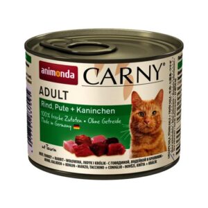 Υγρή Τροφή Animonda Carny Adult Beef/Turkey/Rabbit 200g
