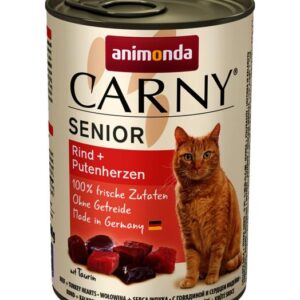 Υγρή Τροφή Animonda Carny Senior Beef & Turkey Hearts 400g