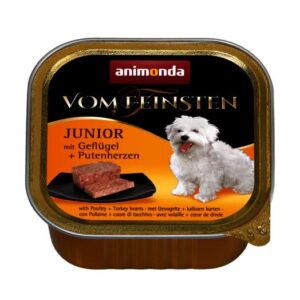 Υγρή Τροφή Animonda Vom Feinsten Junior  Poultry & Turkey Heart 150g
