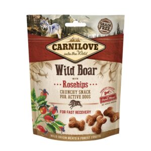 Λιχουδιές Σκύλου Carnilove Wild Boar & Rosehips 200g