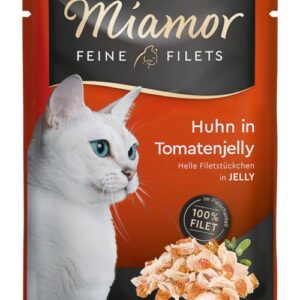 Υγρή Τροφή Miamor Feine Filets Chicken & Tomatoes 100g