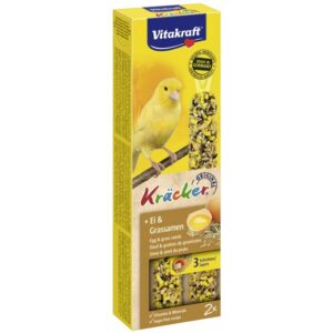 Τροφή Πτηνών Vitakraft Crackers Egg For Canaries 2τμχ