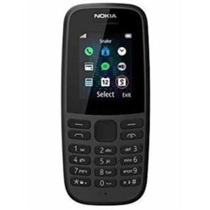 Nokia 105 Single Sim 2019 Black ( ENG MENU )