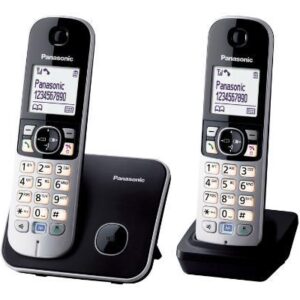 Ασύρματο Τηλέφωνο PANASONIC KX-TG6812 Black