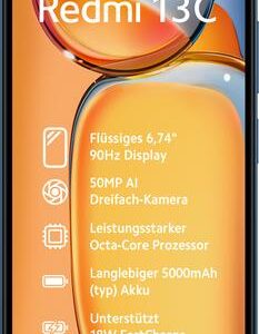 Xiaomi Redmi 13C NFC 6.74" 4GB Ram 128GB Octa Core Dual Sim Blue