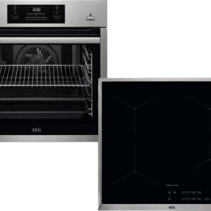 Set Εντοιχισμού AEG BCE455350M + Εστία Επαγωγική AEG IKB64431XB
