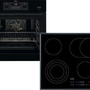 Set Εντοιχισμού AEG BEB351110B + Εστία Κεραμική AEG HK654070FB