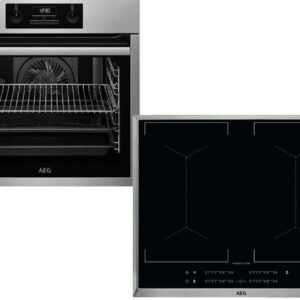 Set Εντοιχισμού AEG Φούρνος BES331110M + Εστίες Επαγωγικές IKE64450XB