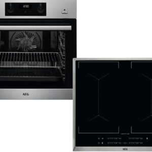 Set Εντοιχισμού AEG Φούρνος BEB355020M + Εστίες Επαγωγικές IKE64450XB