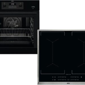 Set Εντοιχισμού AEG Φούρνος BEB351110B + Εστίες Επαγωγικές IKE64450XB
