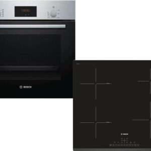 Set Εντοιχισμού Bosch HBF134YS1 + Εστίες Επαγωγικές PIE631FB1E