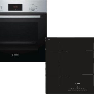Set Εντοιχισμού Bosch HBF134YS1 + Εστίες Επαγωγικές PUE611FB1E