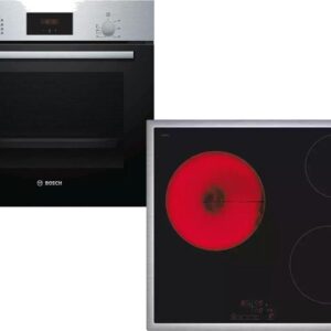 Set Εντοιχισμού Bosch Φούρνος HBF 134ES1 + Εστία Κεραμική Bosch PKM645BB2E