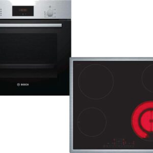 Set Εντοιχισμού Bosch Φούρνος HBF 134ES1 + Εστία Κεραμική Bosch PKF645FP3E