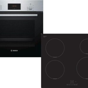 Set Εντοιχισμού Bosch Φούρνος HBF 134ES1 + Εστία Επαγωγική Bosch PUE611BB5E