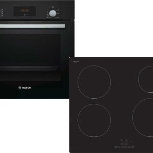 Set Εντοιχισμού Bosch Φούρνος HBF134EB1 + Εστία Επαγωγική Bosch PUE611BB5E