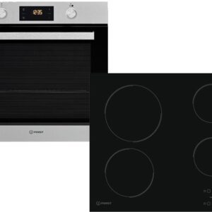 Set Εντοιχισμού Indesit IFW 6530IX + Εστίες Κεραμικές Indesit RI 161 C