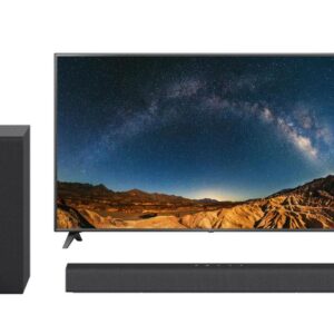 LG Set Home Cinema TV 50" 50UR781C + Soundbar LG S60Q 2.1 300W Black