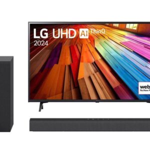 LG Set Home Cinema TV 50" 50UT80003LA + Soundbar LG S60Q 2.1 300W Black