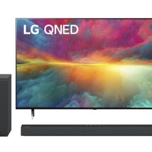 LG Set Home Cinema TV 50" 50QNED753RA + Soundbar LG S65Q 3.1 400W Black