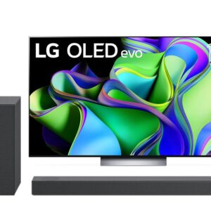 LG Set Home Cinema TV 65" OLED65C31LA + Soundbar LG S75Q 3.1.2 380W Βlack