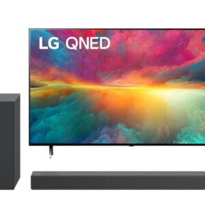 LG Set Home Cinema TV 75" 75QNED753RA + Soundbar LG S75Q 3.1.2 380W Βlack