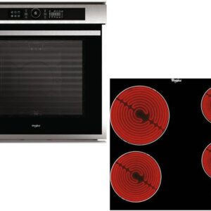 Set Εντοιχισμού Whirlpool Φούρνος AKZM 8660 IX + Εστία Κεραμική AKT 8090/NE