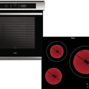Set Εντοιχισμού Whirlpool Φούρνος AKZM 8660 IX + Εστία Κεραμική AKT 8030 NE