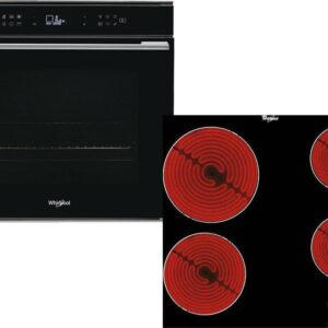 Set Εντοιχισμού Whirlpool Φούρνος W7 OM4 4S1 P + Εστία Κεραμική Whirlpool AKT 8090 NE