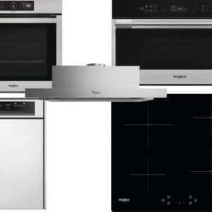 Set Εντοιχισμού Whirlpool Φούρνος AKZ9 6220 IX + Εστίες Επαγωγικές WSQ4860NE + Απορροφητήρας Συρόμενος AKR 749/1 IX + Φούρνος Μικροκυμάτων Εντοιχιζόμενος W7 MD440 + Πλυντήριο Πιάτων Εντοιχιζόμενο WSBO 3O23 PF X 45cm