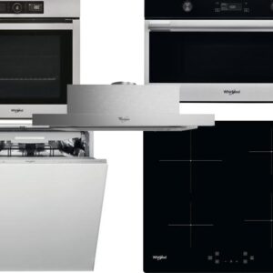 Set Εντοιχισμού Whirlpool Φούρνος AKZ9 6220 IX + Εστίες Επαγωγικές WSQ4860NE + Απορροφητήρας Συρόμενος AKR 749/1 IX + Φούρνος Μικροκυμάτων Εντοιχιζόμενος W7 MD540 + Πλυντήριο Πιάτων Εντοιχιζόμενο WIC 3C33 PFE 60cm