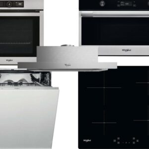 Set Εντοιχισμού Whirlpool Φούρνος AKZ9 6220 IX + Εστίες Επαγωγικές WSQ4860NE + Απορροφητήρας Συρόμενος AKR 749/1 IX + Φούρνος Μικροκυμάτων Εντοιχιζόμενος W7 MD540 + Πλυντήριο Πιάτων Εντοιχιζόμενο WI 7020 P 60cm