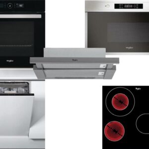 Set Εντοιχισμού Whirlpool Φούρνος AKZ9 6230 NB + Εστίες Κεραμικές AKT 8190 BA + Απορροφητήρας Συρόμενος AKR 6390/1 IX + Φούρνος Μικροκυμάτων Εντοιχιζόμενος AMW440/IX + Πλυντήριο Πιάτων Εντοιχιζόμενο WSIP 4O33 PFE 45cm