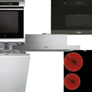 Set Εντοιχισμού Whirlpool Φούρνος AKZM 8660 IX + Εστίες Κεραμικές AKT 8090 NE + Απορροφητήρας Συρόμενος AKR 749/1 IX + Φούρνος Μικροκυμάτων Εντοιχιζόμενος AMW 4920 NB + Πλυντήριο Πιάτων Εντοιχιζόμενο WSIC 3M17 45cm
