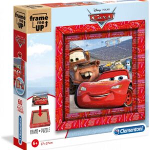 Clementoni 38802 παζλ 60τεμ + κορνίζα Disney Cars