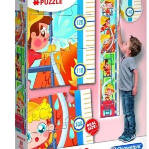 Clementoni 20330 Παζλ 30τεμ. Αναστημόμετρο XXL 150CM (Περιέχει κόλλα στερεώματος) Πυροσβέστης