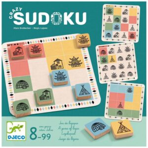 Djeco Επιτραπέζιο Παιχνίδι Λογικής Crazy Sudoku Dj08488 Για 8+ Ετών