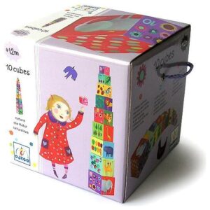 Djeco Κύβοι Ζωάκια Φυση 10Τ 86Εκ. Dj08505 Για 1+ Ετών