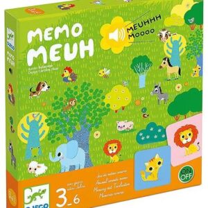 Djeco Επιτραπέζιο Παιχνίδι Memo Meuh Dj08482 για 3+ ετών