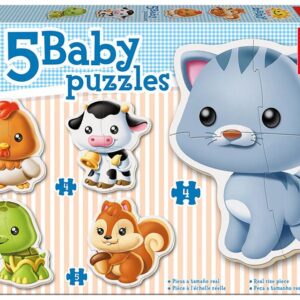 Educa 13473 Παζλ 2+3+4+5τεμ. Baby Animals
