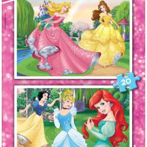 Educa 16846 Παζλ παιδικό 2x20τεμ. Disney Princess