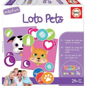 Educa Επιτραπέζιο Loto Pets 18125 (στα Αγγλικά - Εύκολοι κανόνες)