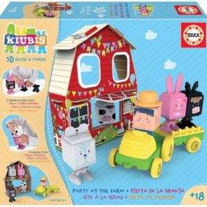 Educa 19224 Δημιουργικότητας Big Box The Kiubis Πάρτι στη φάρμα από 2+ Ετών