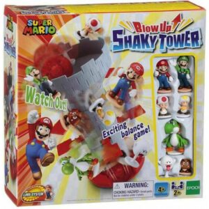 Epoch Toys Super Mario 7356 Super Mario Blow Up! Shaky Tower
