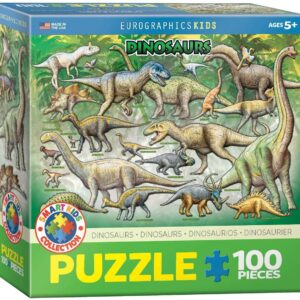 Eurographics Πάζλ 100τεμ. XXL κομμάτια 6100-0098 παιδικό Dinosaurs World
