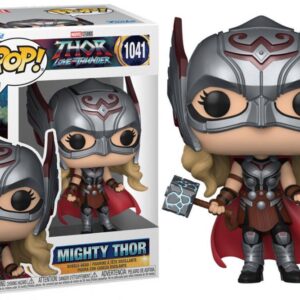 Funko Pop! Marvel: Thor Love and Thunder - Mighty Thor #1041 Bobble-Head Vinyl Figure